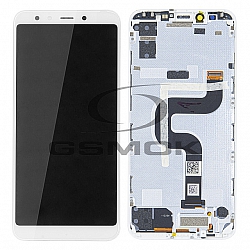 WYŚWIETLACZ LCD DO XIAOMI MI A2 / MI 6X Z RAMKĄ BIAŁY 5604100430B6 ORYGINAŁ SERVICE PACK