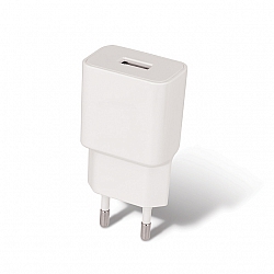 ŁADOWARKA SIECIOWA MAXLIFE 1A USB + KABEL LIGHTNING BIAŁA