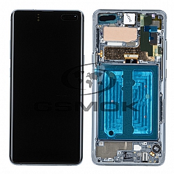 WYŚWIETLACZ LCD DO SAMSUNG G977 GALAXY S10 5G CZARNY Z RAMKĄ GH82-20567B GH82-20442B ORYGINAŁ SERVICE PACK