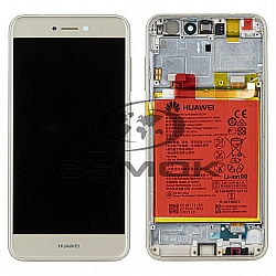 WYŚWIETLACZ LCD DO HUAWEI P8 LITE 2017 / P9 LITE 2017 Z RAMKĄ I BATERIĄ ZŁOTY 02351DLS 02351DLD 02351DNF 02351VBR ORYGINAŁ SERVICE PACK WYŚWIETLACZ LCD DO HUAWEI P8 LITE 2017 / P9 LITE 2017 Z RAMKĄ I BATERIĄ ZŁOTY 02351DLS 02351DLD 02351DNF 02351VBR ORYGINAŁ SERVICE PACK