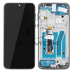 WYŚWIETLACZ LCD DO MOTOROLA MOTO G8 PLUS Z RAMKĄ NIEBIESKI 5D68C15528 5D68C15528PW ORYGINAŁ SERVICE PACK