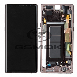 WYŚWIETLACZ LCD DO SAMSUNG N960 GALAXY NOTE 9 MIEDZIANY Z RAMKĄ GH97-22269D GH97-22270D GH82-23737D GH97-22272D ORYGINAŁ SERVICE PACK
