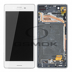 WYŚWIETLACZ LCD DO SONY XPERIA X F5121 F5122 Z RAMKĄ BIAŁY U50042413 ORYGINAŁ SERVICE PACK