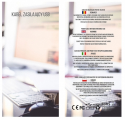 ULOTKA KABLE USB 70X152MM