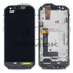 WYŚWIETLACZ LCD DO CAT S60 Z RAMKĄ CZARNY CATS60BZC [ORYGINAŁ UŻYWANY GRADE A]