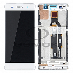 WYŚWIETLACZ LCD DO SONY XPERIA XA F3111 Z RAMKĄ BIAŁY U50043201 78PA3100030 78PA3100080 ORYGINAŁ SERVICE PACK