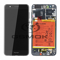 WYŚWIETLACZ LCD DO HUAWEI HONOR 8 Z RAMKĄ I BATERIĄ CZARNY 02350VAS ORYGINAŁ SERVICE PACK