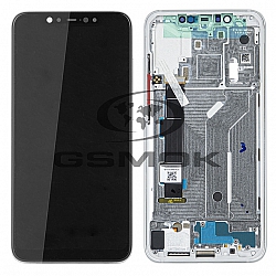 WYŚWIETLACZ LCD DO XIAOMI MI8 MI 8 Z RAMKĄ SREBRNY 560310020033 560310002033 ORYGINAŁ SERVICE PACK
