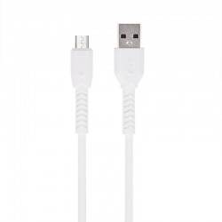 KABEL MICRO USB MAXLIFE MXUC-04 BIAŁY 3A 1M