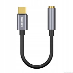 ADAPTER AUDIO DAC USB-C DO MINIJACK 3.5MM BASEUS L54 CATL54-0G CZARNY