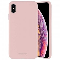 ETUI MERCURY SILICONE SAMSUNG A256 GALAXY A25 5G PIASKOWY RÓŻ