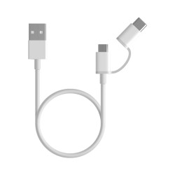KABEL MICRO USB 2W1 XIAOMI SJV4082TY 1M BIAŁY ORYGINAŁ BULK