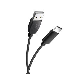 KABEL USB-A DO USB-C 3A 1.2M BLUE STAR CZARNY