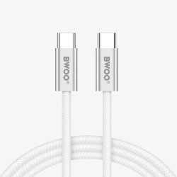 KABEL USB-C DO USB-C 240W 1M BWOO X317C-C BIAŁY