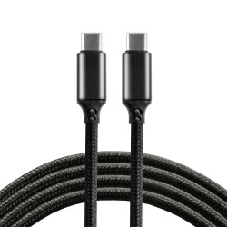 KABEL USB-C DO USB-C 5A PD 100W 1M EVERACTIVE CBB-1PD5 CZARNY