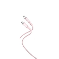 KABEL USB-C DO USB-C 60W 1M XO NB-Q226B RÓŻOWY