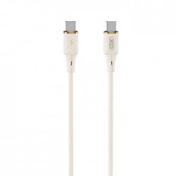 KABEL USB-C DO USB-C 60W 1M XO NB-Q261 BEŻOWY