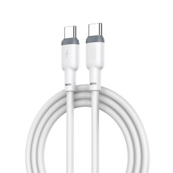 KABEL USB-C DO USB-C 60W 1M XO NB208B BIAŁY