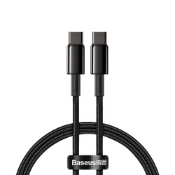 KABEL USB-C DO USB-C BASEUS TUNGSTEN PD 100W 1M CATWJ-01 CZARNY