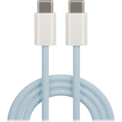 KABEL USB-C DO USB-C MAXLIFE MXUC-06 1M 20W NIEBIESKI NYLONOWY