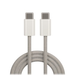 KABEL USB-C DO USB-C MAXLIFE MXUC-06 1M 20W SZARY NYLONOWY