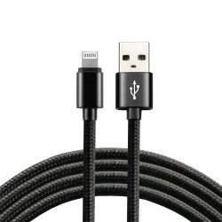KABEL USB DO LIGHTNING 2.4A 1M EVERACTIVE CBB-1IB CZARNY