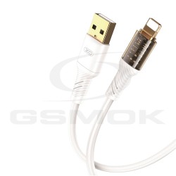 KABEL USB DO LIGHTNING 2.4A 1M XO CLEAR NB229 BIAŁY