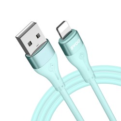 KABEL USB DO LIGHTNING 3A 1M BWOO X280L ZIELONY