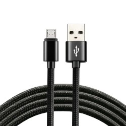 KABEL USB DO MICRO USB 2.4A 2M EVERACTIVE CBB-2MB CZARNY