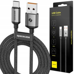 KABEL USB DO USB-C 3A 1M SPACECASE CL03