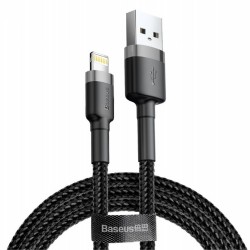 KABEL USB LIGHTNING 2.4A 1M BASEUS CAFULE CALKLF-BG1 CZARNY