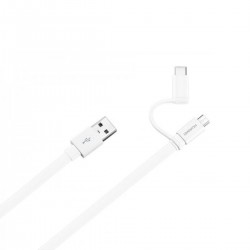 KABEL USB MICRO 2W1 HUAWEI AP55S BIAŁY 1.5M 4071417 ORYGINALNY