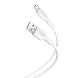 KABEL USB MICRO USB 2.1A 1M XO NB212 BIAŁY