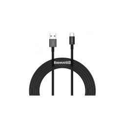 KABEL USB USB-C 6A 66W 2M BASEUS SUPERIOR CATYS-A01 CZARNY