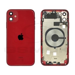 KLAPKA BATERII / OBUDOWA APPLE IPHONE 11 CZERWONA PULLED GRADE C