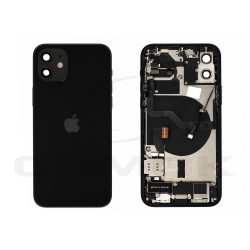 KLAPKA BATERII / OBUDOWA APPLE IPHONE 12 CZARNA PULLED GRADE A