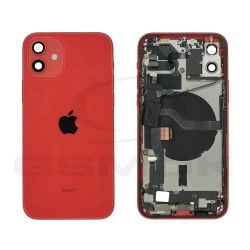 KLAPKA BATERII / OBUDOWA APPLE IPHONE 12 CZERWONA PULLED GRADE A