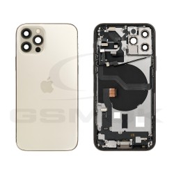 KLAPKA BATERII / OBUDOWA APPLE IPHONE 12 PRO ZŁOTA PULLED GRADE A