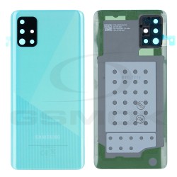 KLAPKA BATERII / OBUDOWA SAMSUNG A515 GALAXY A51 NIEBIESKA GH82-21653C ORYGINAŁ SERVICE PACK