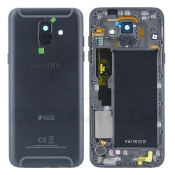KLAPKA BATERII / OBUDOWA SAMSUNG A600 GALAXY A6 2018 DUOS CZARNA GH82-16423A ORYGINAŁ SERVICE PACK
