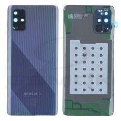 KLAPKA BATERII / OBUDOWA SAMSUNG A715 GALAXY A71 CZARNA GH82-22112A ORYGINAŁ SERVICE PACK
