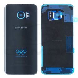 KLAPKA BATERII / OBUDOWA SAMSUNG G935 GALAXY S7 EDGE CZARNA OLYMPIC EDITION GH82-11655A ORYGINAŁ SERVICE PACK