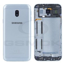 KLAPKA BATERII / OBUDOWA SAMSUNG J330 GALAXY J3 2017 SILVER BLUE GH82-14890B ORYGINAŁ SERVICE PACK