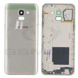 KLAPKA BATERII / OBUDOWA SAMSUNG J600 GALAXY J6 2018 ZŁOTA GH82-16866D ORYGINAŁ SERVICE PACK
