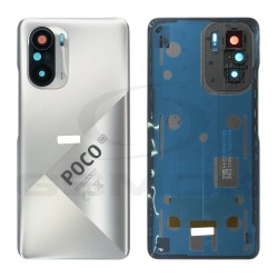 KLAPKA BATERII / OBUDOWA XIAOMI POCO F3 SREBRNA 56000FK11A00 ORYGINAŁ SERVICE PACK