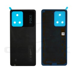 KLAPKA BATERII / OBUDOWA XIAOMI POCO X5 PRO CZARNA 1610111000513A 1610111000652A ORYGINAŁ SERVICE PACK