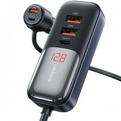 ŁADOWARKA SAMOCHODOWA USAMS C40 3XUSB + 2XUSB-C 165W PD+QC FAST CHARGE CZARNY ŁADOWARKA SAMOCHODOWA USAMS C40 3XUSB + 2XUSB-C 165W PD+QC FAST CHARGE CZARNY