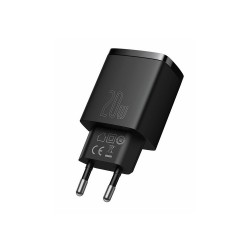 ŁADOWARKA SIECIOWA BASEUS USB + USB-C 20W QC 3.0 CCXJ-B01 CZARNA