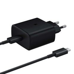 ŁADOWARKA SIECIOWA SAMSUNG EP-T1510XBEGEU 15W USB-C FAST CHARGER CZARNY ORYGINAŁ BLISTER