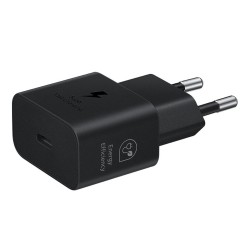 ŁADOWARKA SIECIOWA SAMSUNG EP-T2510NBEGWW USB-C 3A 25W CZARNY ORYGINAŁ BLISTER
